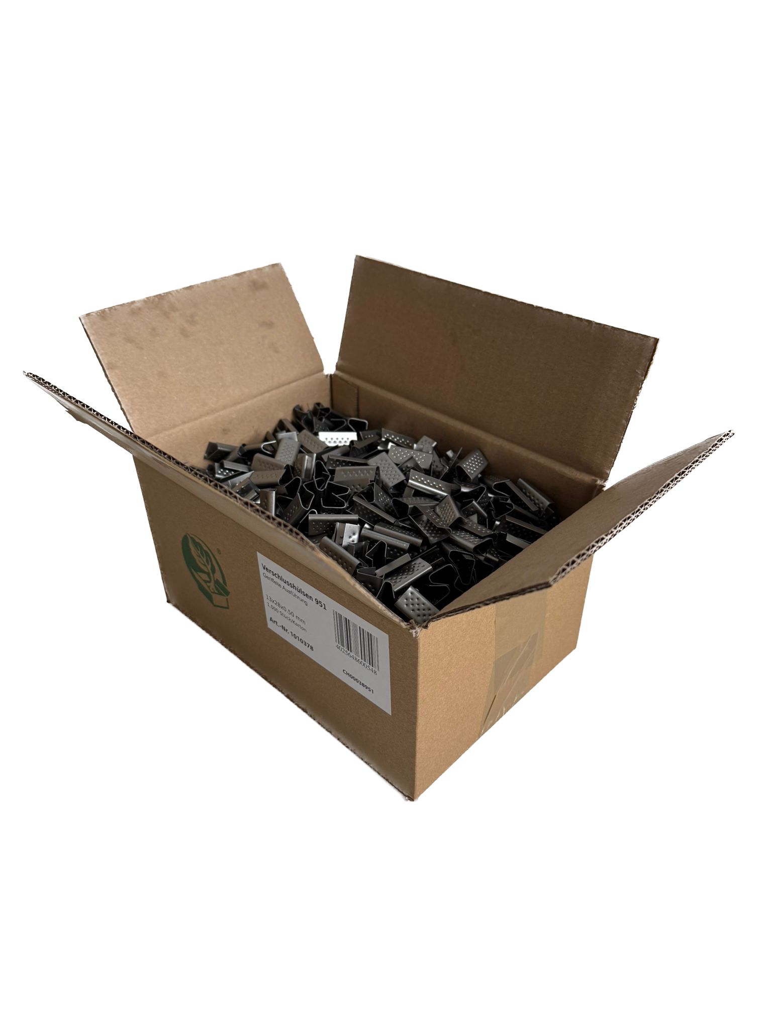 Verschlusshülsen 13x28x0,50 mm