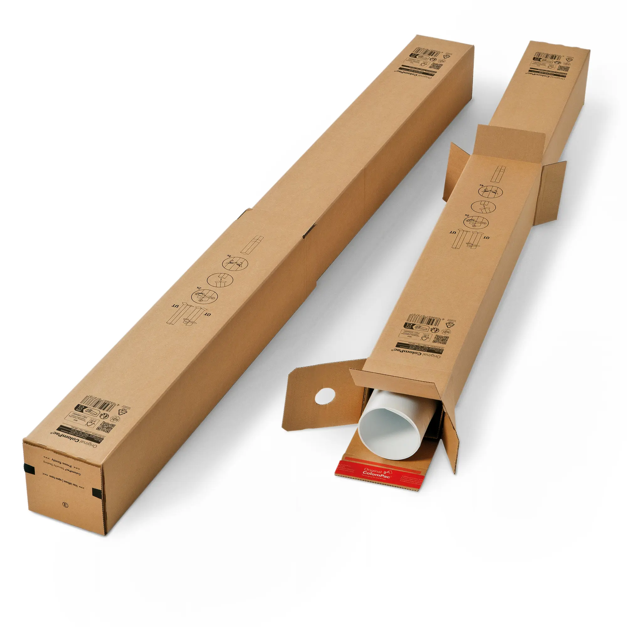 Teleskop Versandhülse (Außenteil) 604x115x115 mm