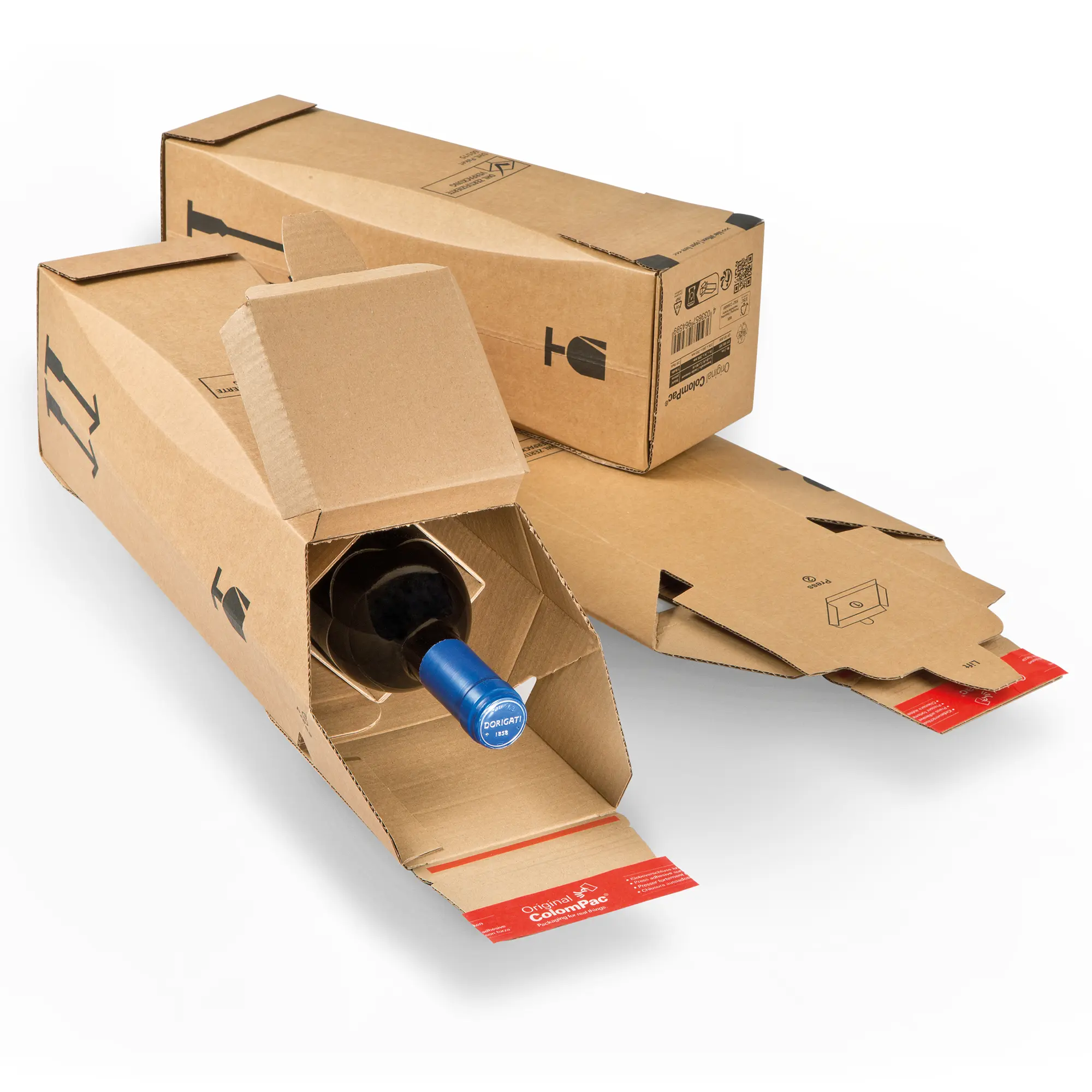 Flaschen-Karton 375x365x250 mm