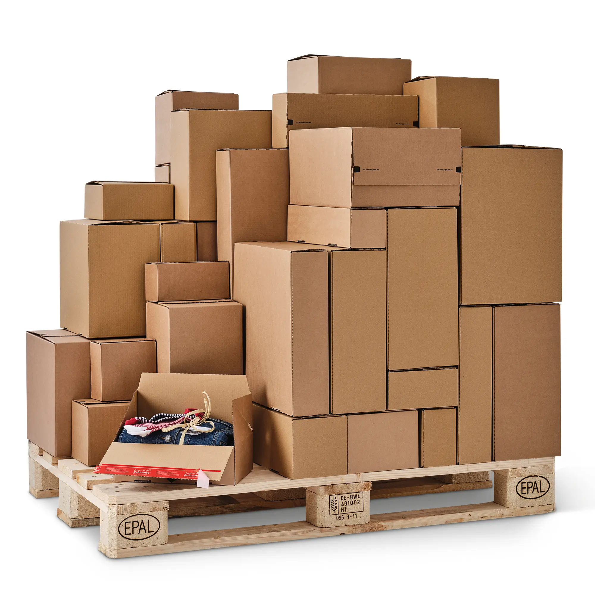 Blitzbodenkarton aus Wellpappe 195x145x190 mm