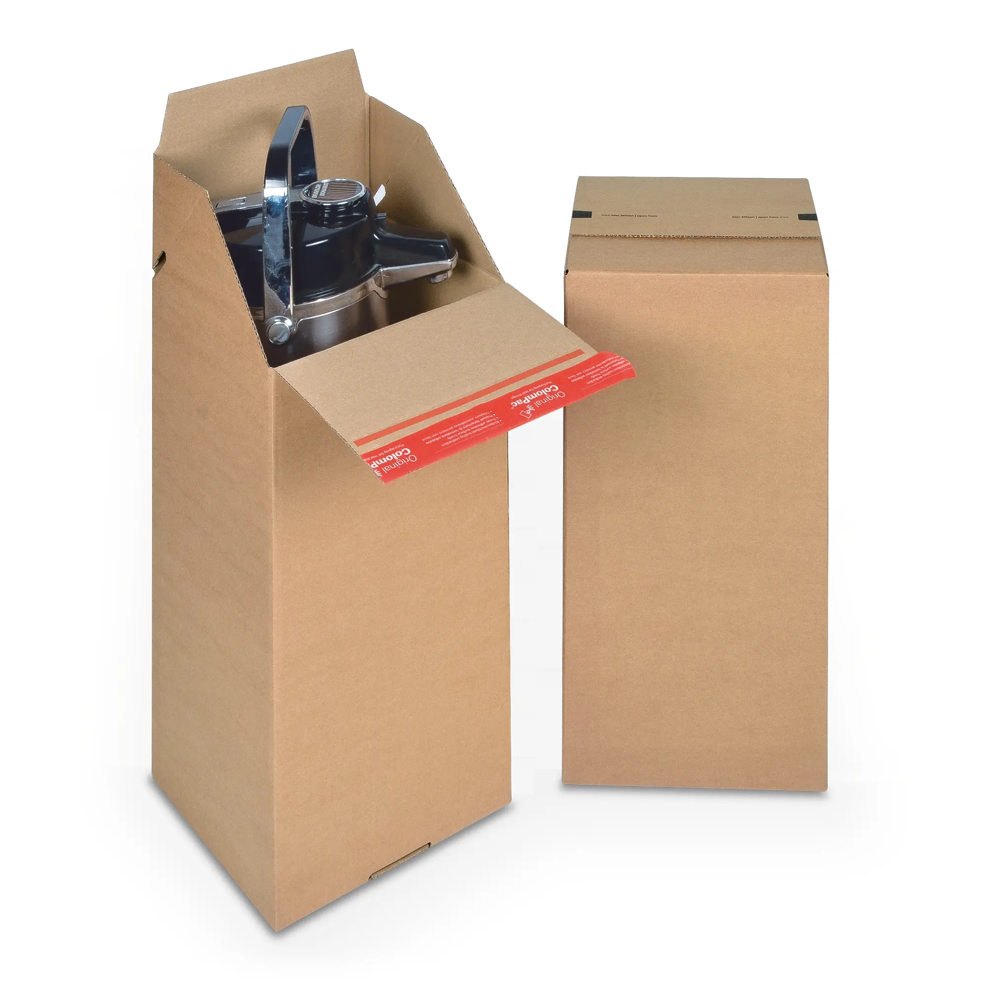 Blitzbodenkarton aus Wellpappe 194x194x387 mm