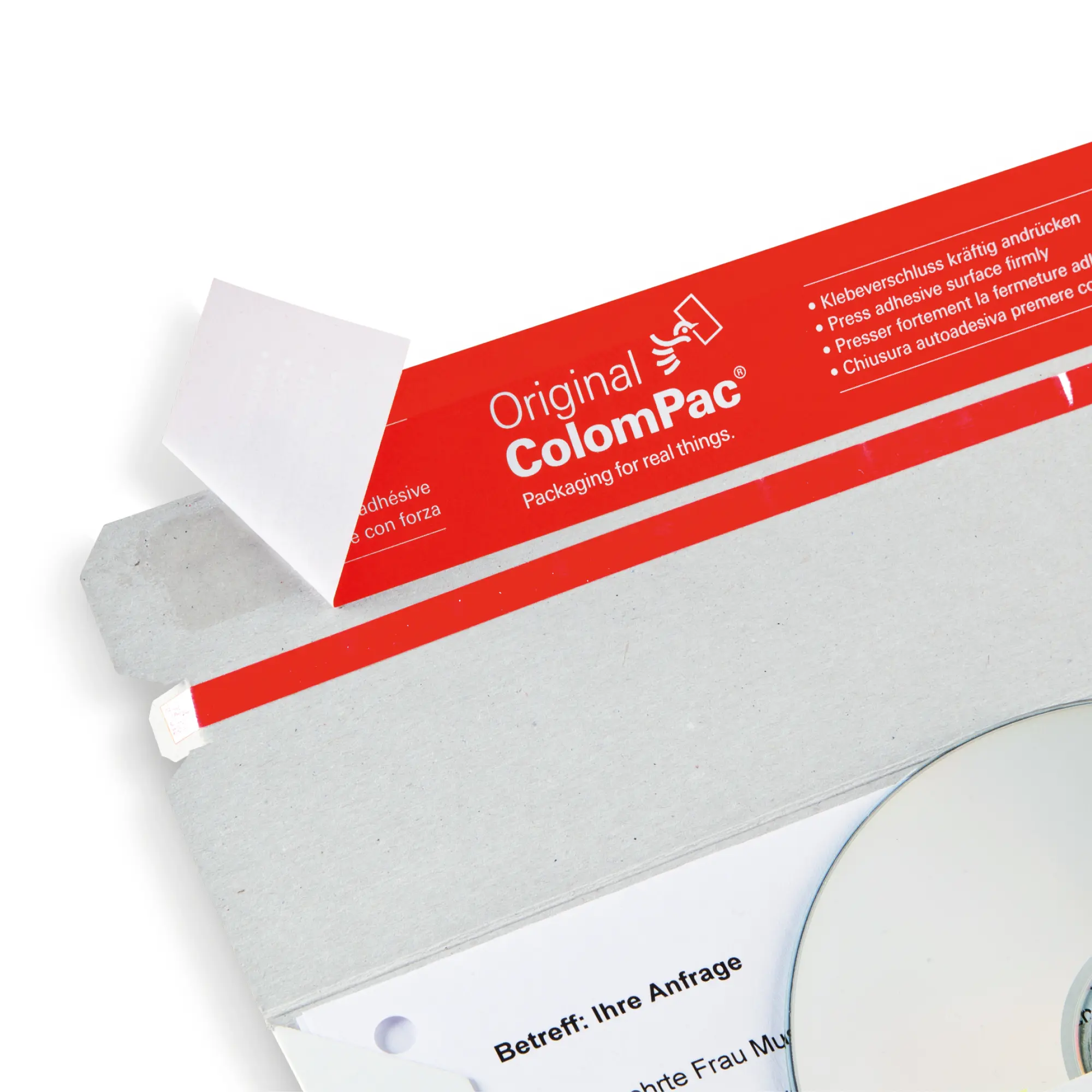 Versandtasche mit Querbefüllung 351x248x-30 mm