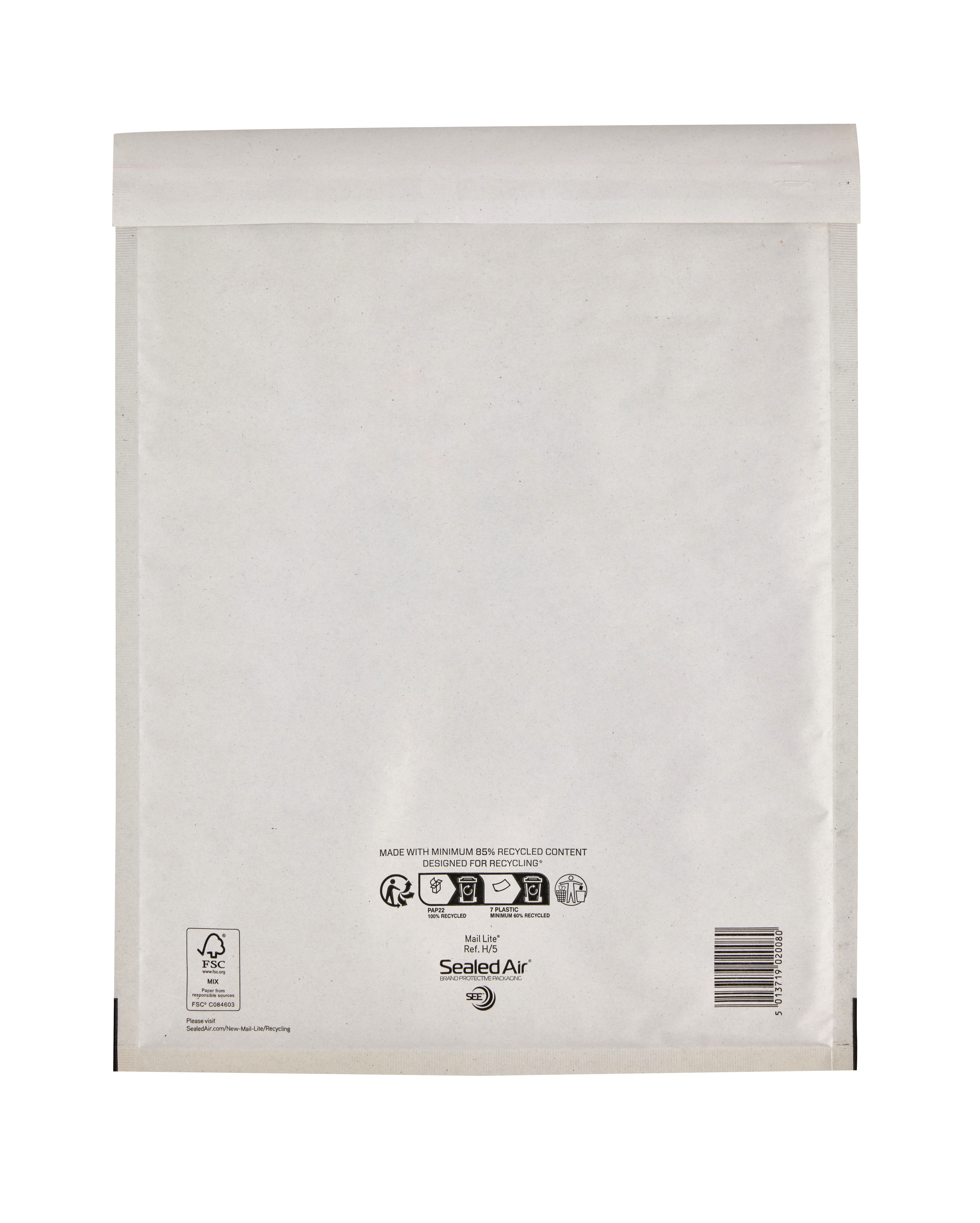 Luftpolster-Versandtasche weiß 180x260 mm