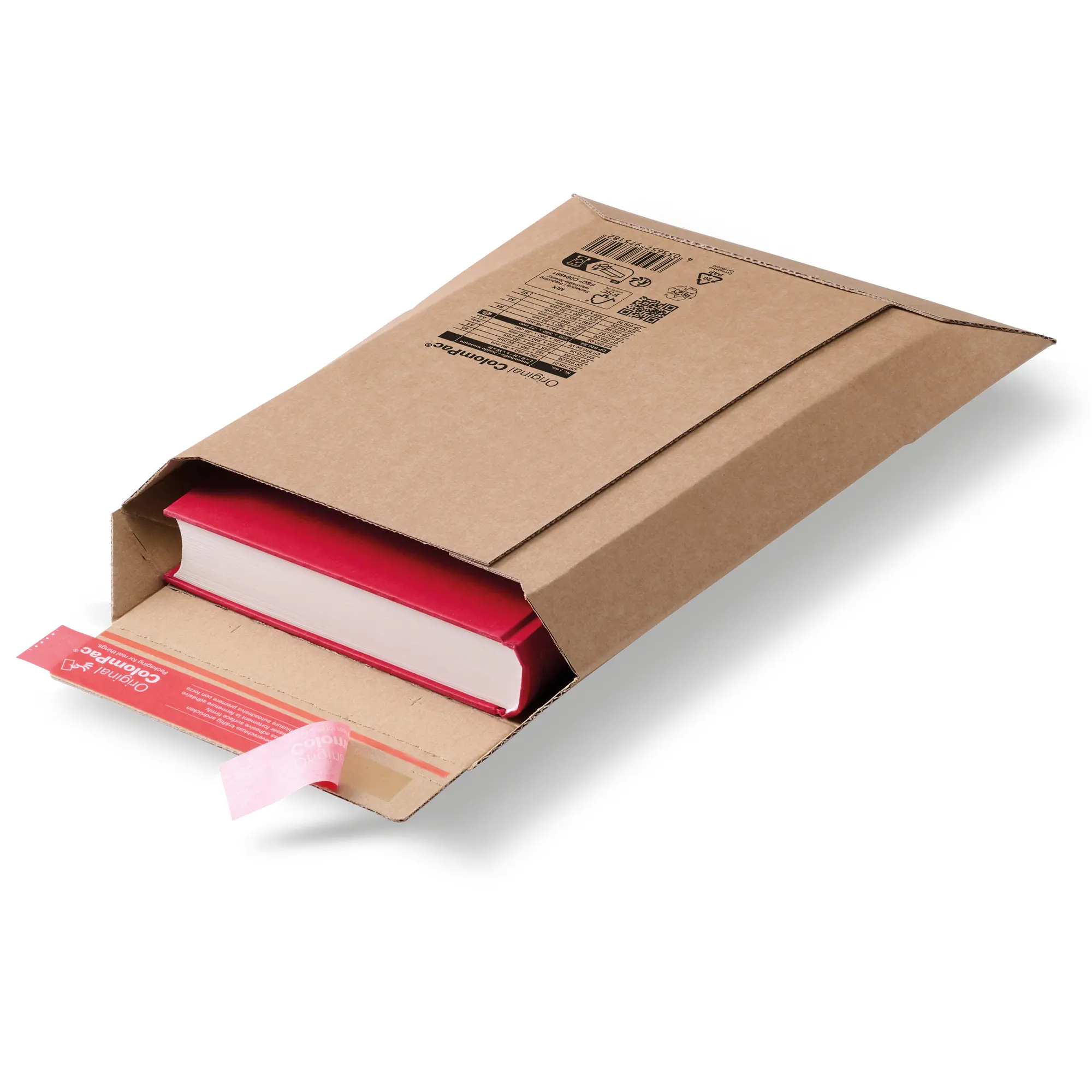 Versandtasche aus Wellpappe 235x340x-72 mm