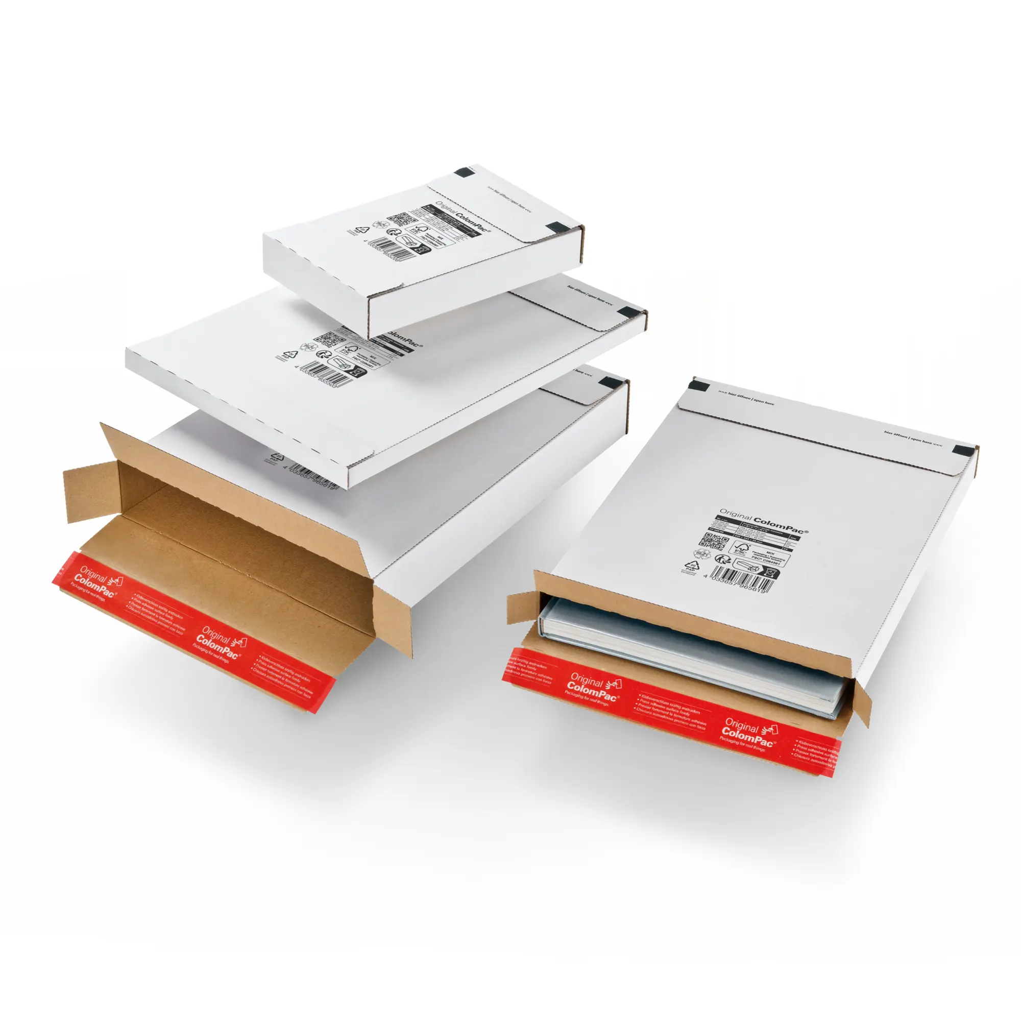 Versandtasche aus Wellpappe 244x344x28 mm