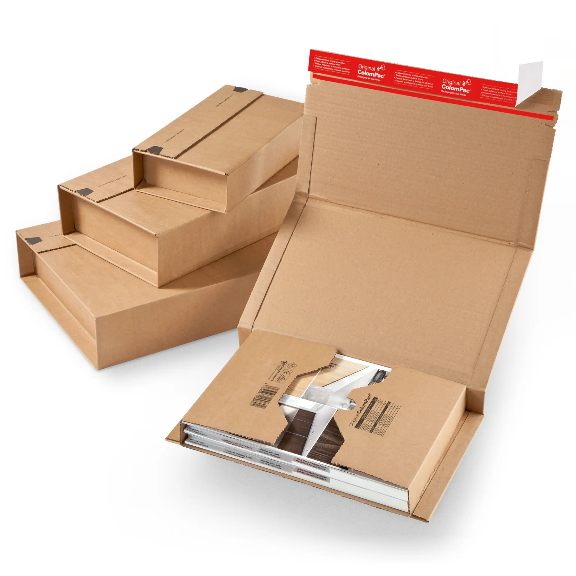 Wickelverpackung aus Wellpappe 325x250x-80 mm