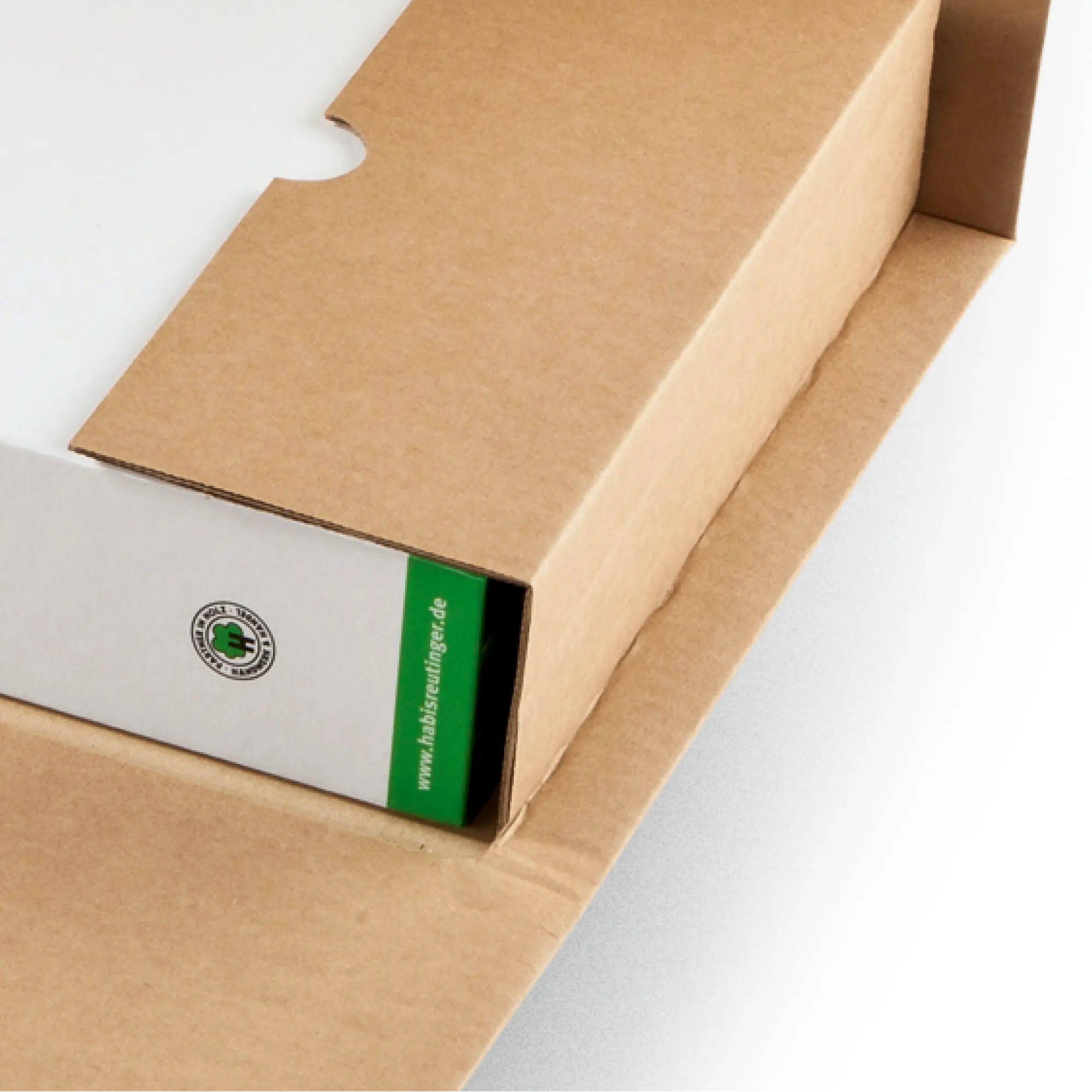 Buchverpackung aus Wellpappe 350x320x-80 mm