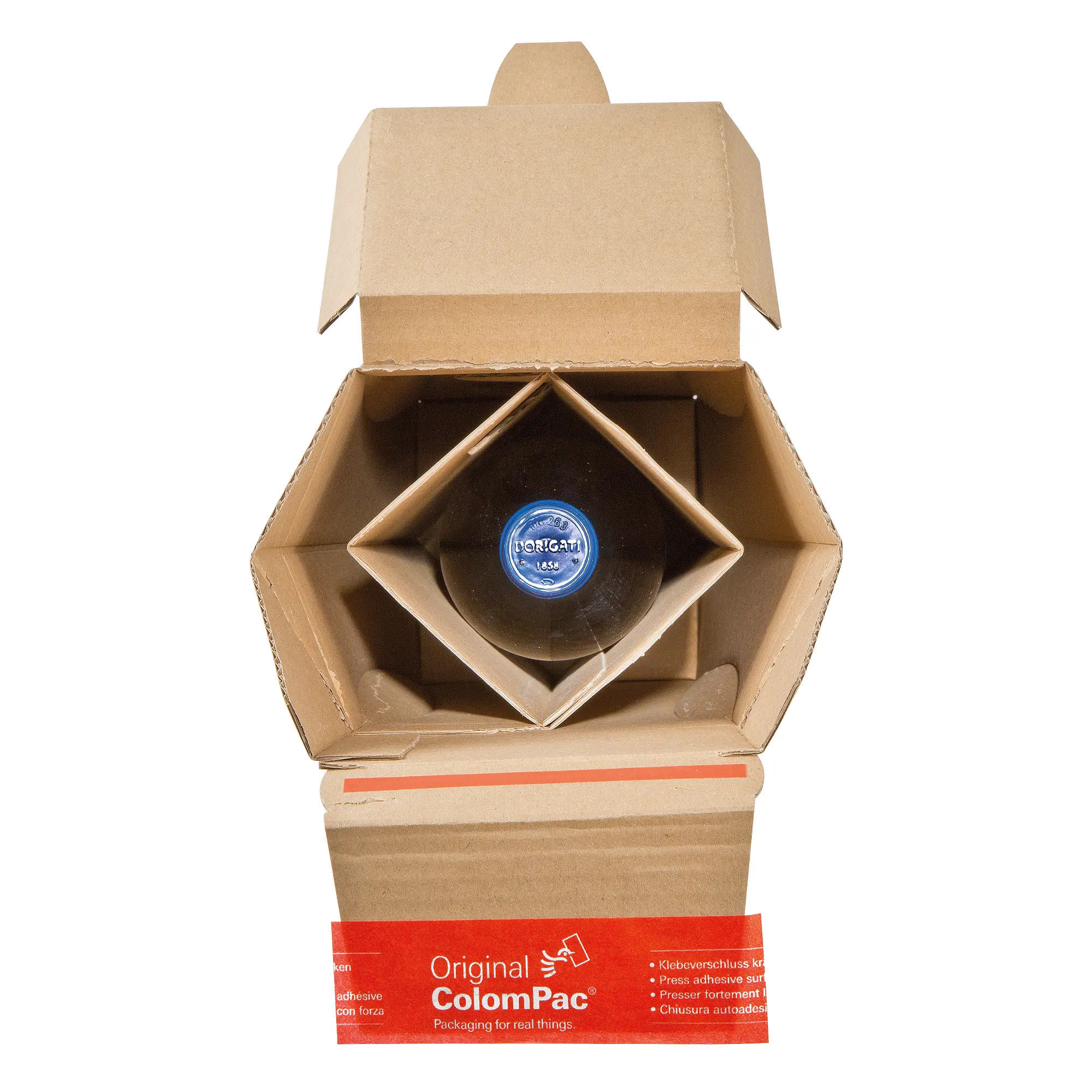 Flaschen-Karton 305x74x74 mm