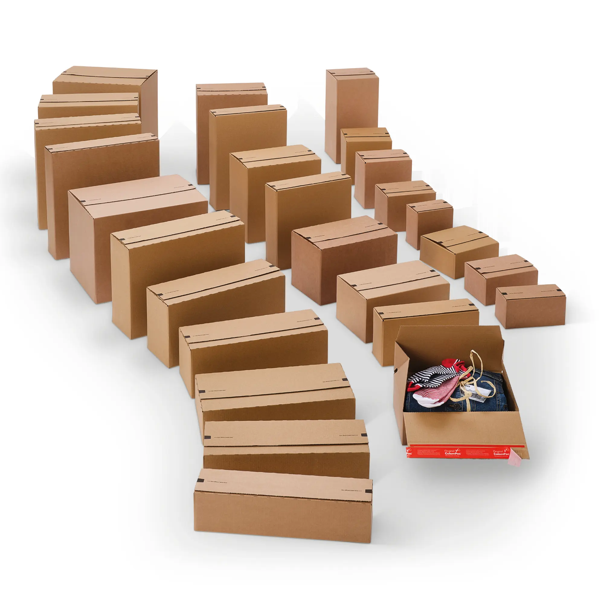 Blitzbodenkarton aus Wellpappe 294x194x287 mm