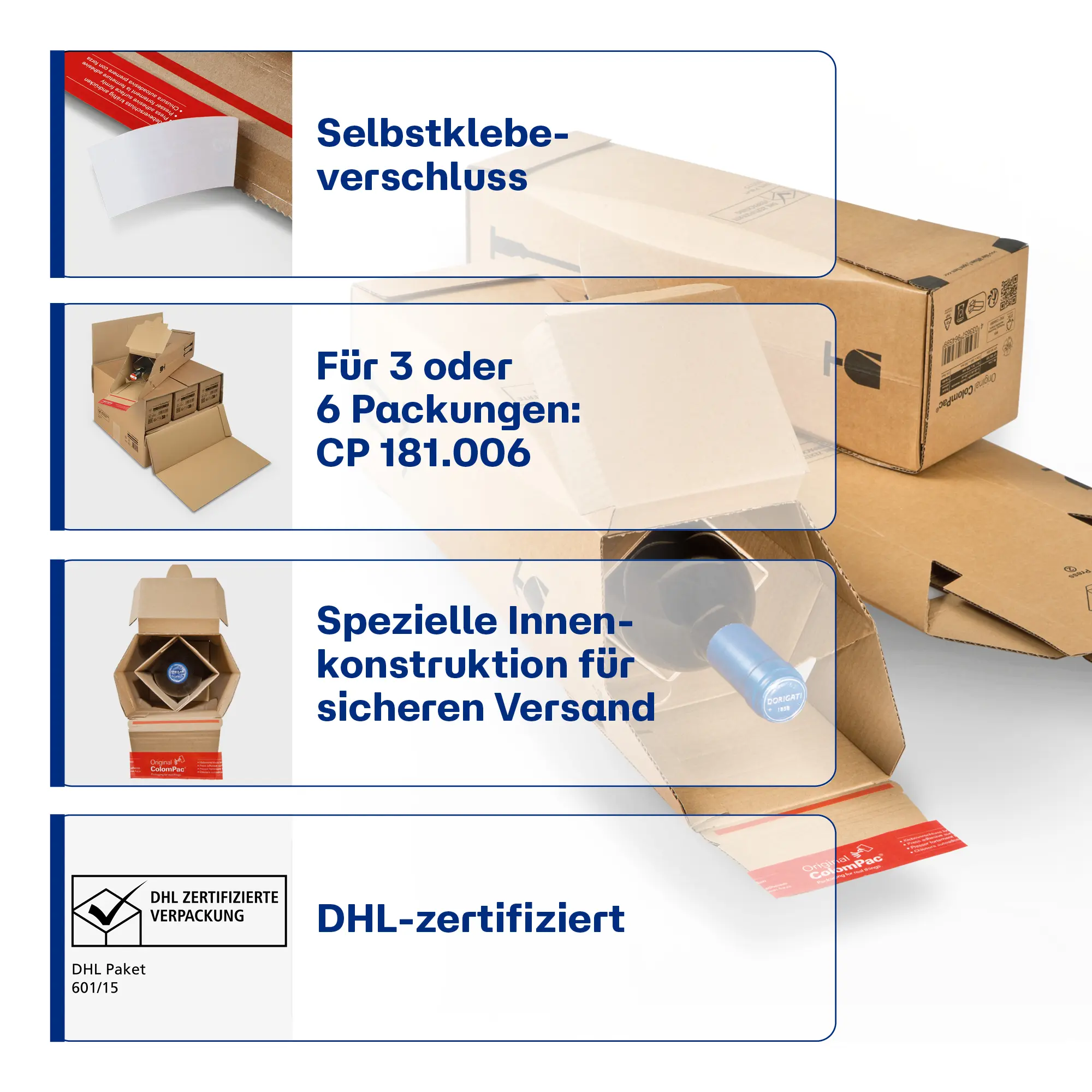 Flaschen-Karton 375x365x250 mm