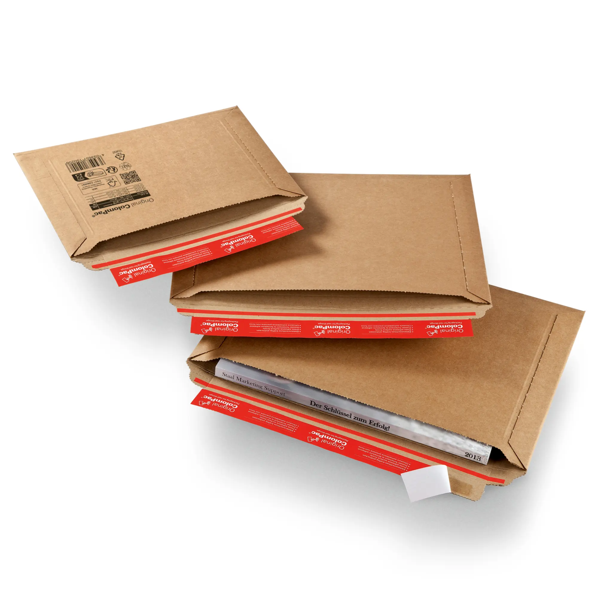 Versandtasche aus Wellpappe 340x235x-30 mm