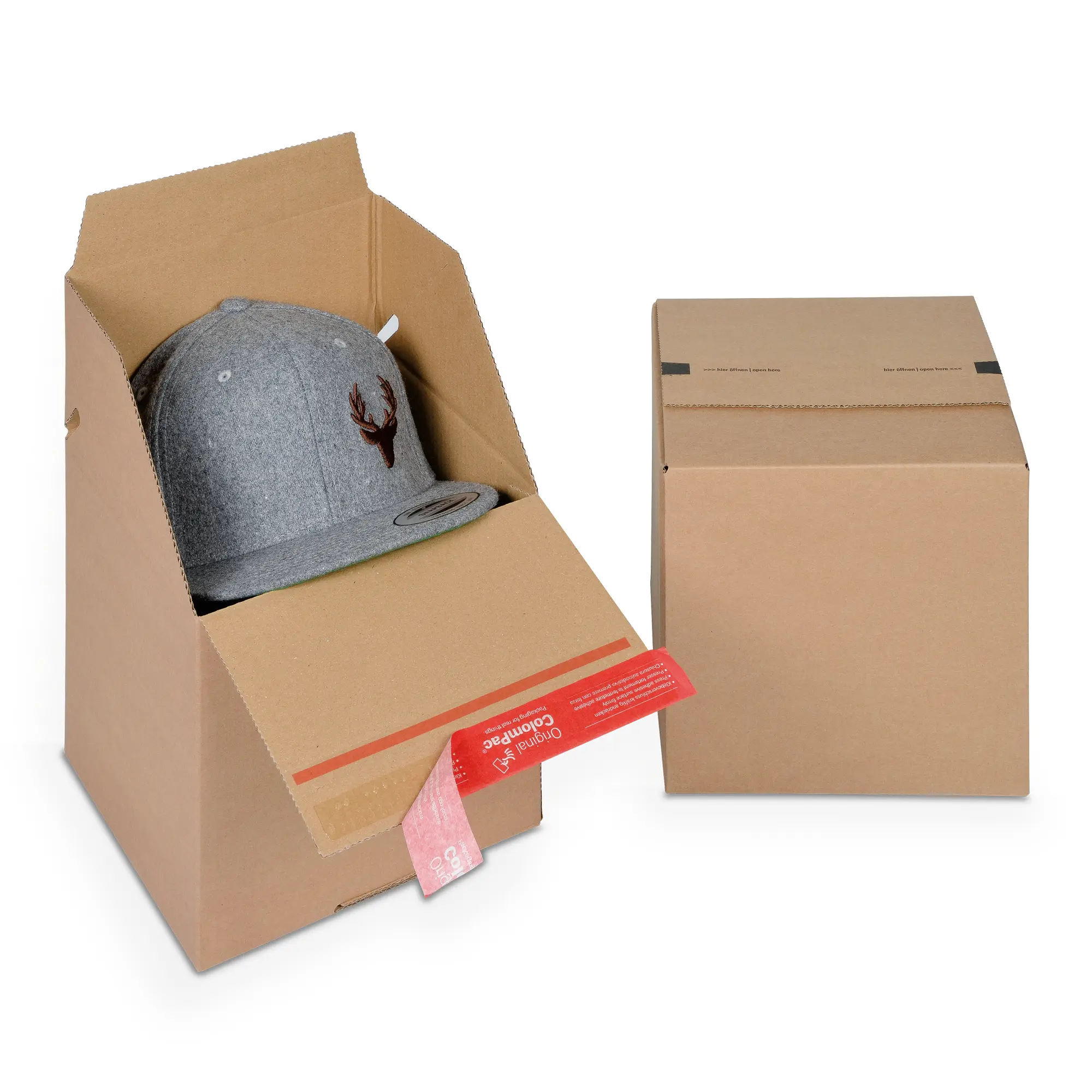 Blitzbodenkarton aus Wellpappe 194x194x187 mm